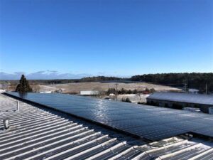 Cape Cod commercial solar array in Orleans, Massachusetts. Installed by My Generation Energy