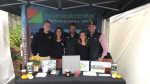 My Generation Energy Team at community event