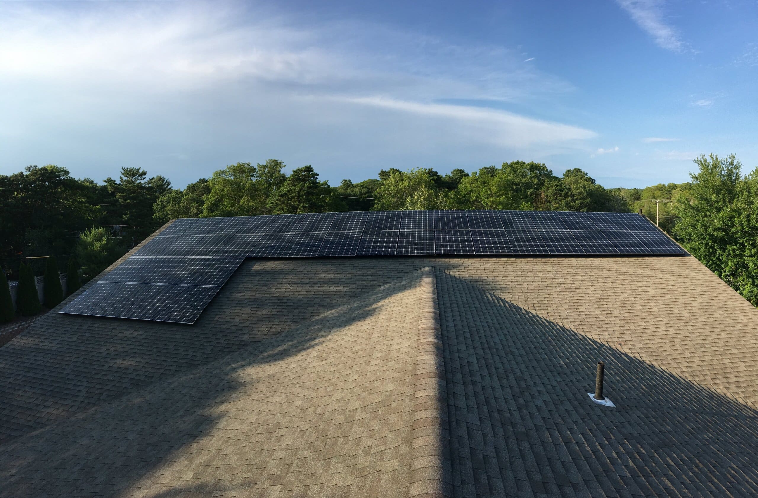 Hamilton Landscaping Pocasset MA Commercial Solar Installation MGE